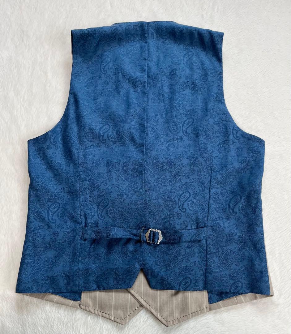 【希少】ANGELICO オーダースーツ　セットアップ　スリーピース　グレージュ