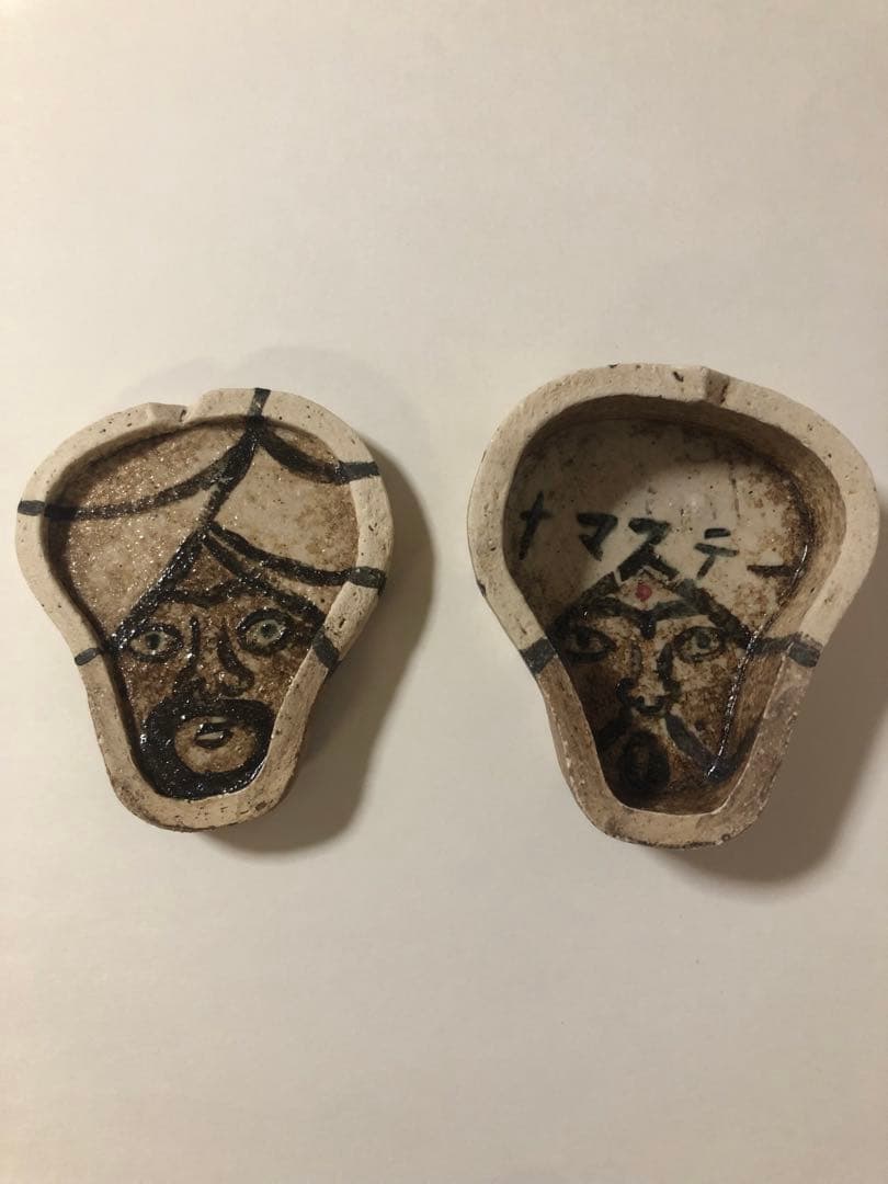 タナベヨシミさん　インド人小物入れ