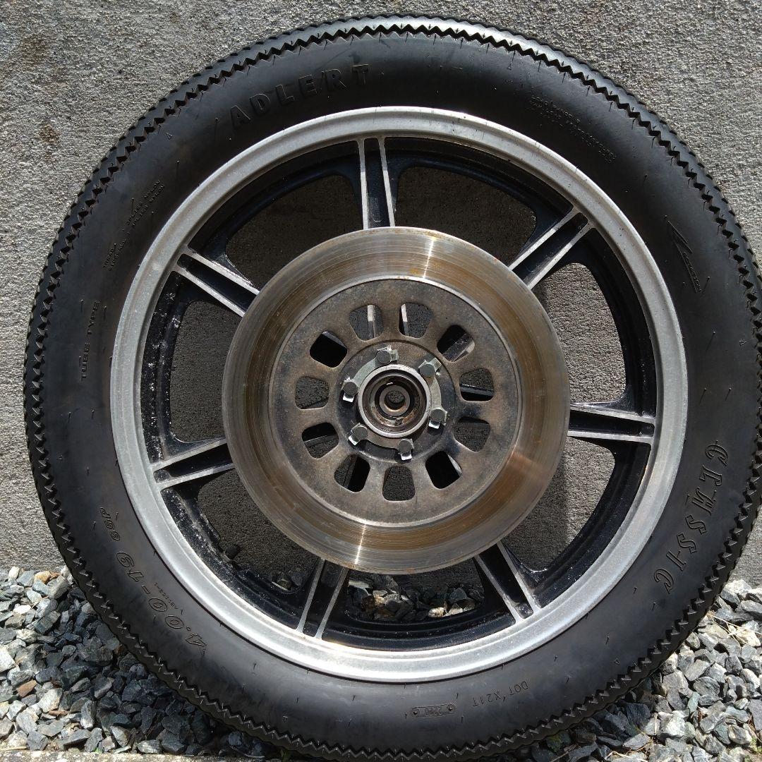 希少　ヤマハ　SR400 純正　キャストホイール　タイヤ付　フロント19