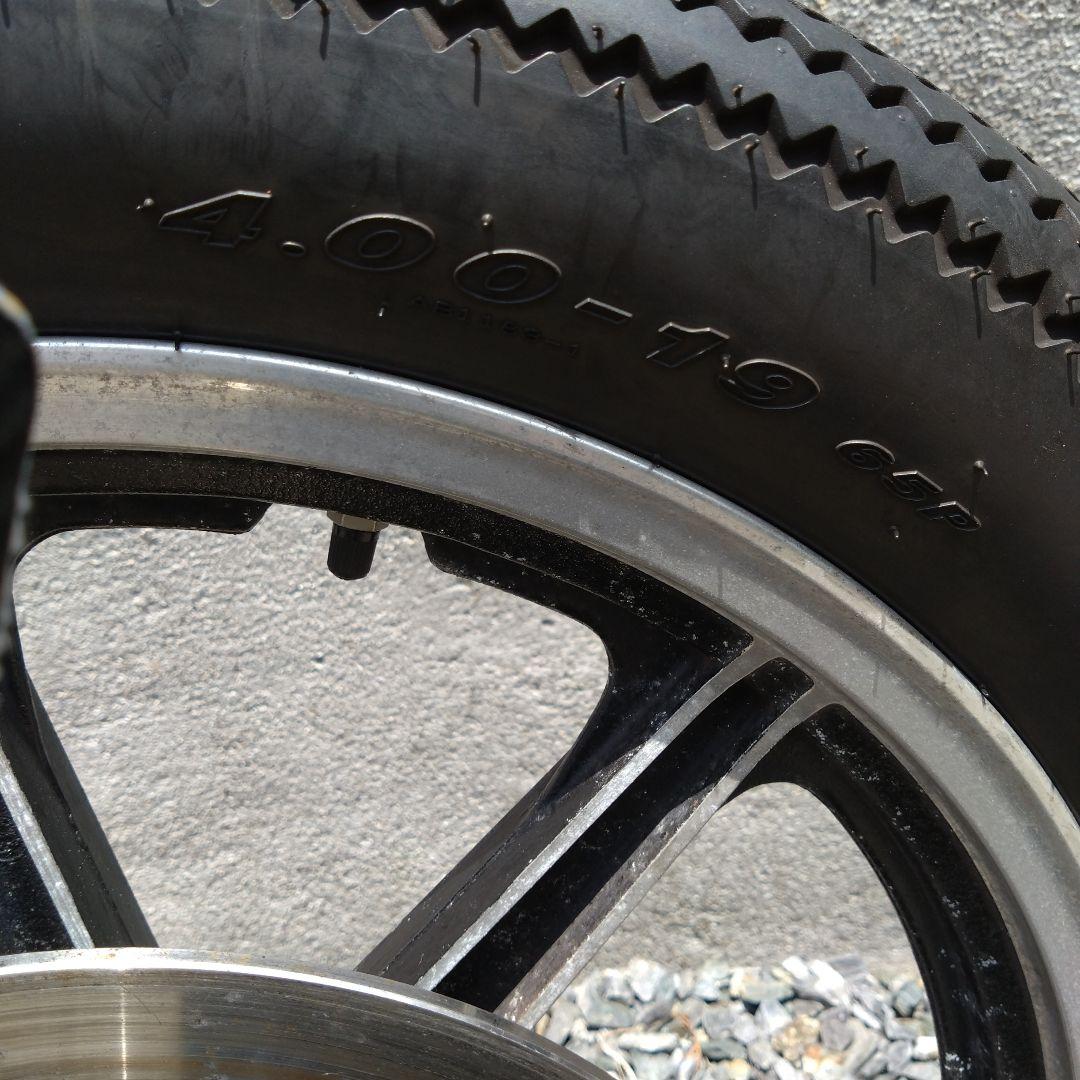 希少　ヤマハ　SR400 純正　キャストホイール　タイヤ付　フロント19