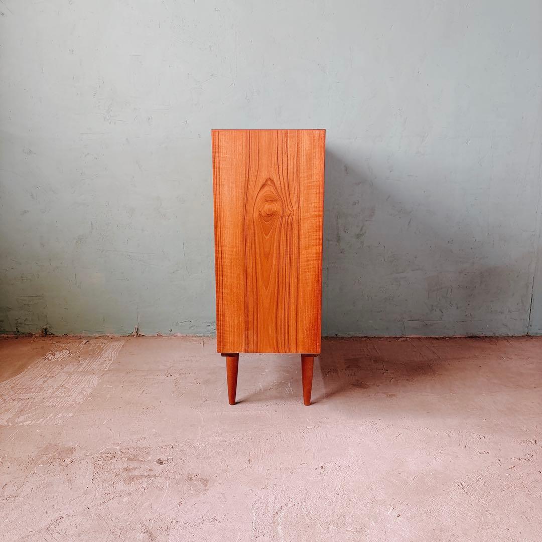 デンマーク　チーク材　ブックシェルフ　北欧家具　北欧ビンテージ