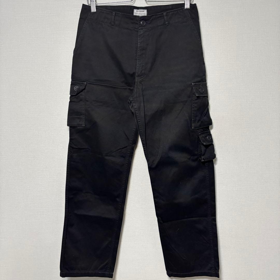 ザリアルマッコイズ　タイガーカモ　カーゴパンツ　黒染め　レプリカ　32インチ