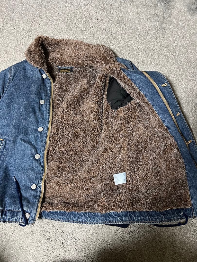 今日24：00までこの価格‼️varde77 （バルデ77）ボア デニムジャケト