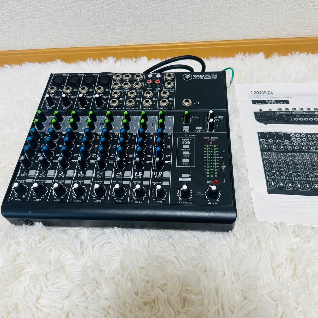 【美品】mackie 1202VLZ4 オーディオミキサー