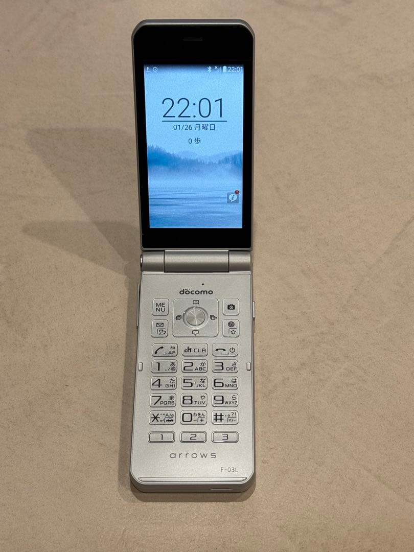 docomo arrows F-03L 本体と付属品