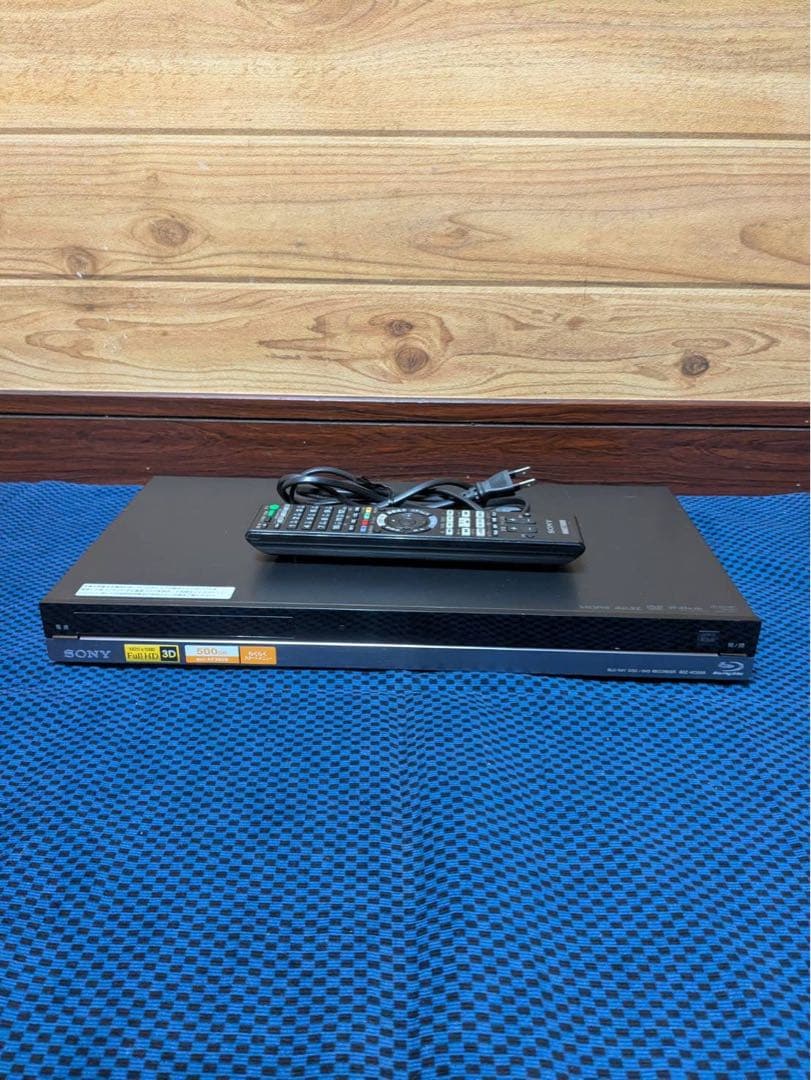 SONY ブルーレイレコーダー リモコン付き