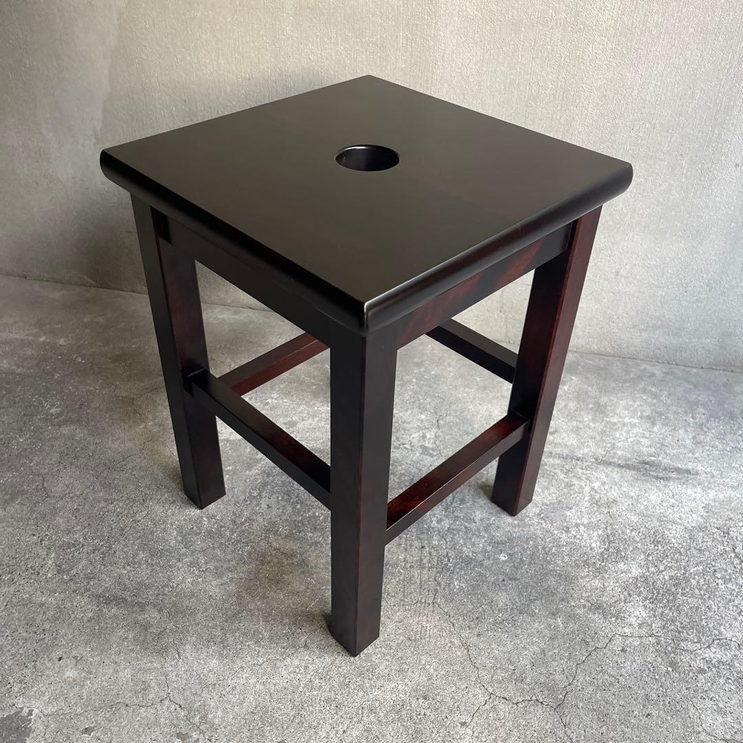 北海道民芸家具　樺材スツール　オールドヴィンテージ