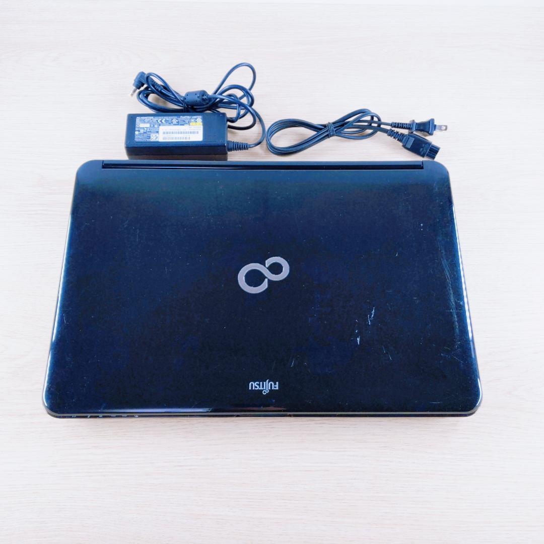 快適SSD！ メモリ8GB 富士通ノートパソコン 初期設定済み PC カメラ付き