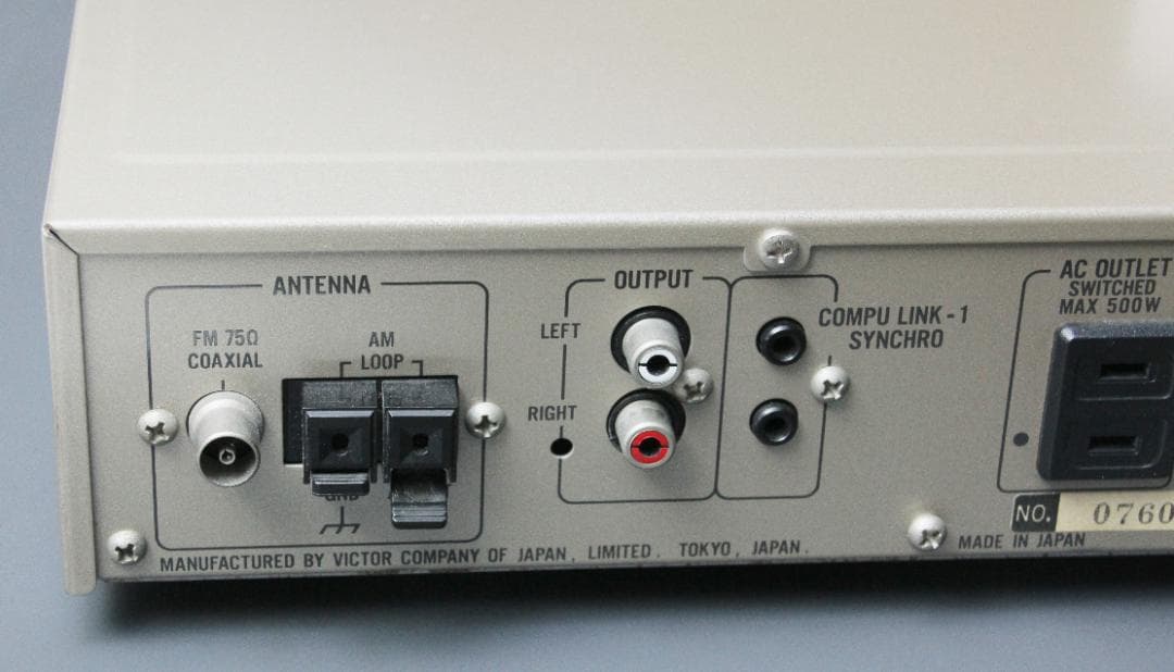 ビクター　FX-105　タイマー内蔵FM/AMチューナー