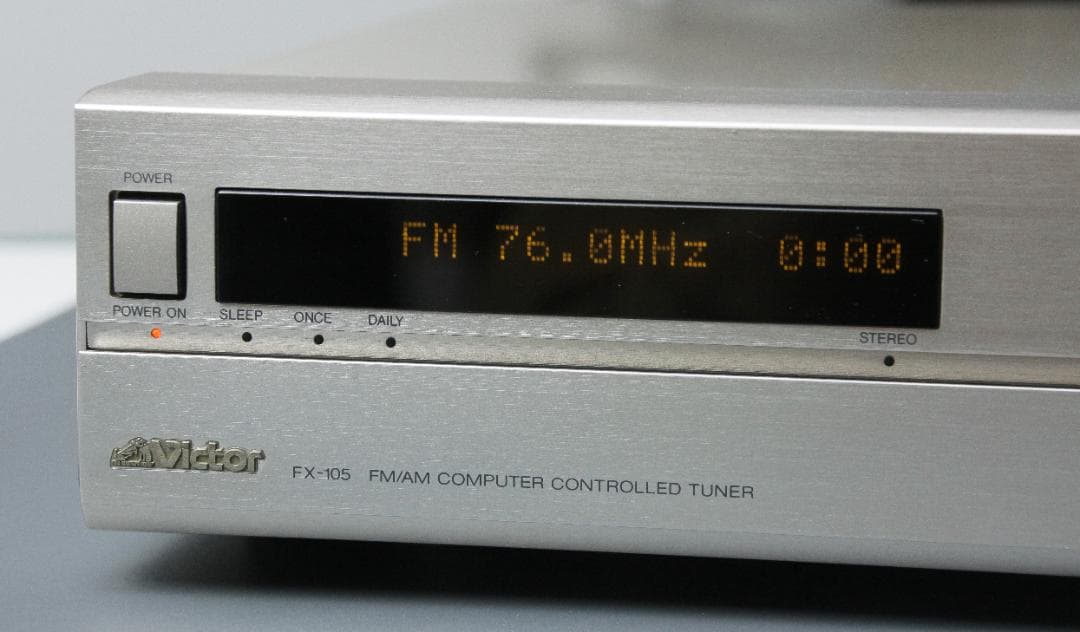 ビクター　FX-105　タイマー内蔵FM/AMチューナー