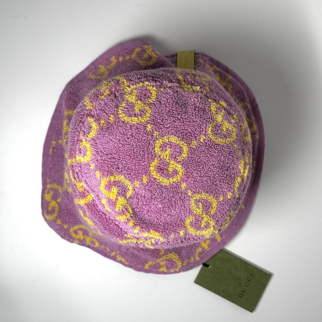 新品タグ付き　GUCCI　グッチ　ジャカード　バケットハット　帽子　782385