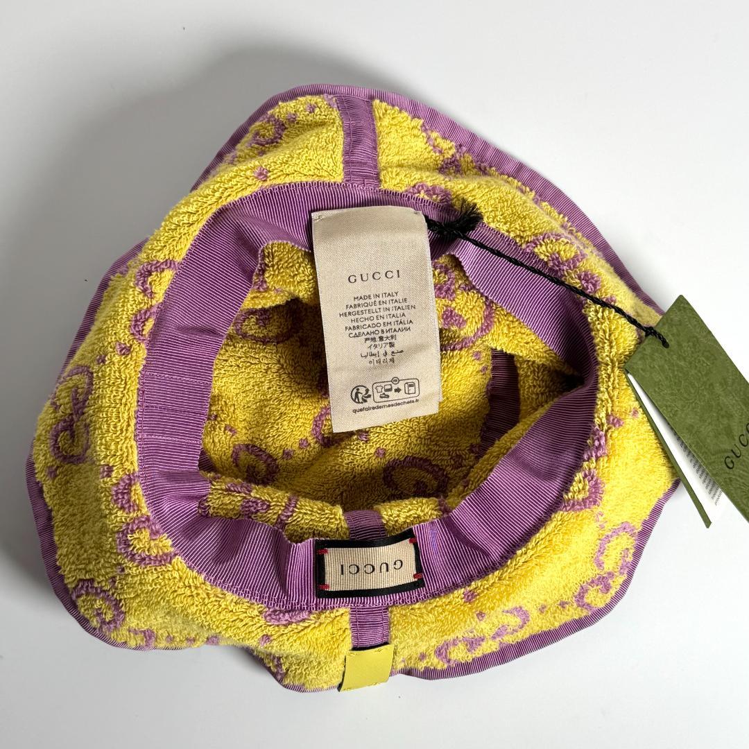 新品タグ付き　GUCCI　グッチ　ジャカード　バケットハット　帽子　782385