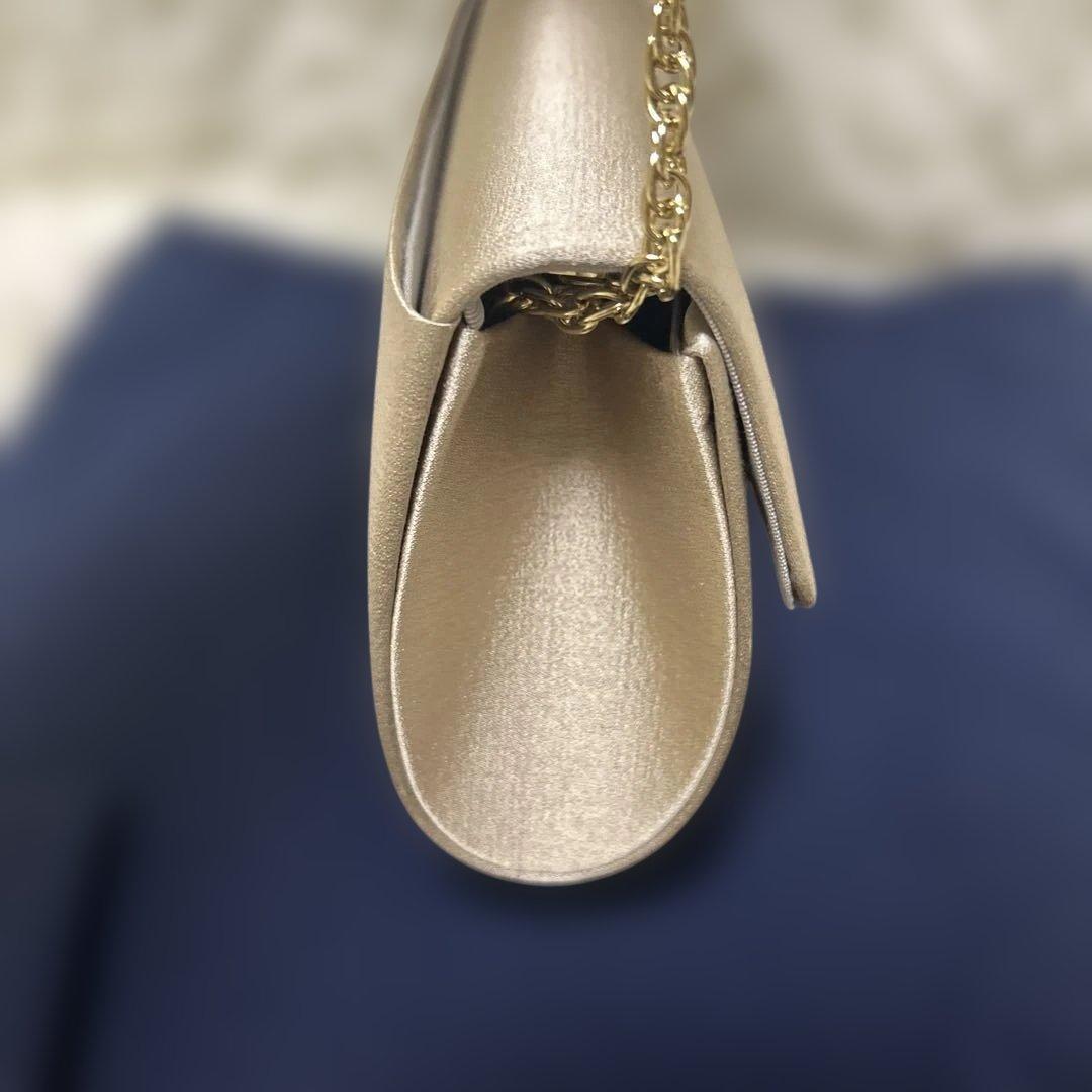 【未使用級】現行　岩佐（SHINCA）　メロウ　サンドベージュ　パーティーバッグ