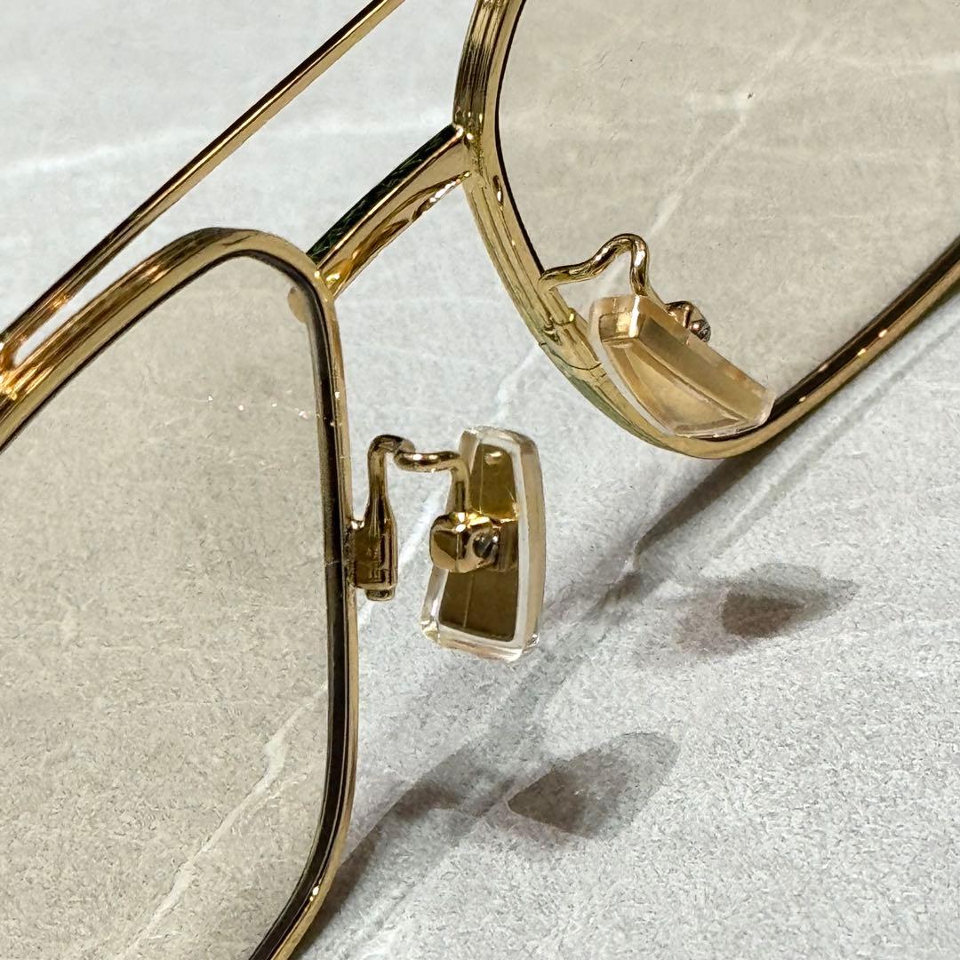 【BOTTEGA VENETA】Gold Frame Sunglasses