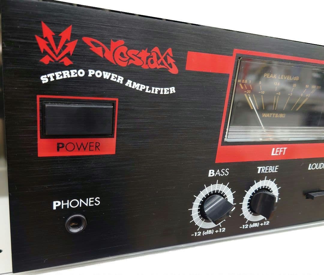 □【レア・300W】VESTAX 　DJ-6000M パワーアンプ