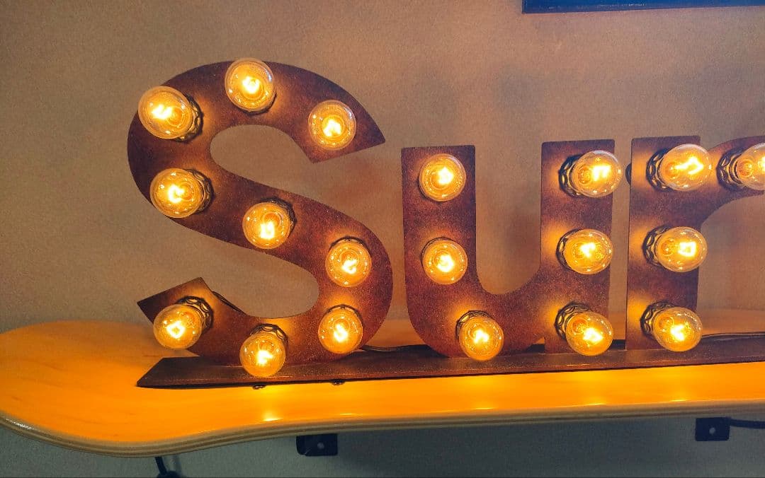 レア サーフ サイン ミッドセンチュリー 50s 60s アートワークスタジオ