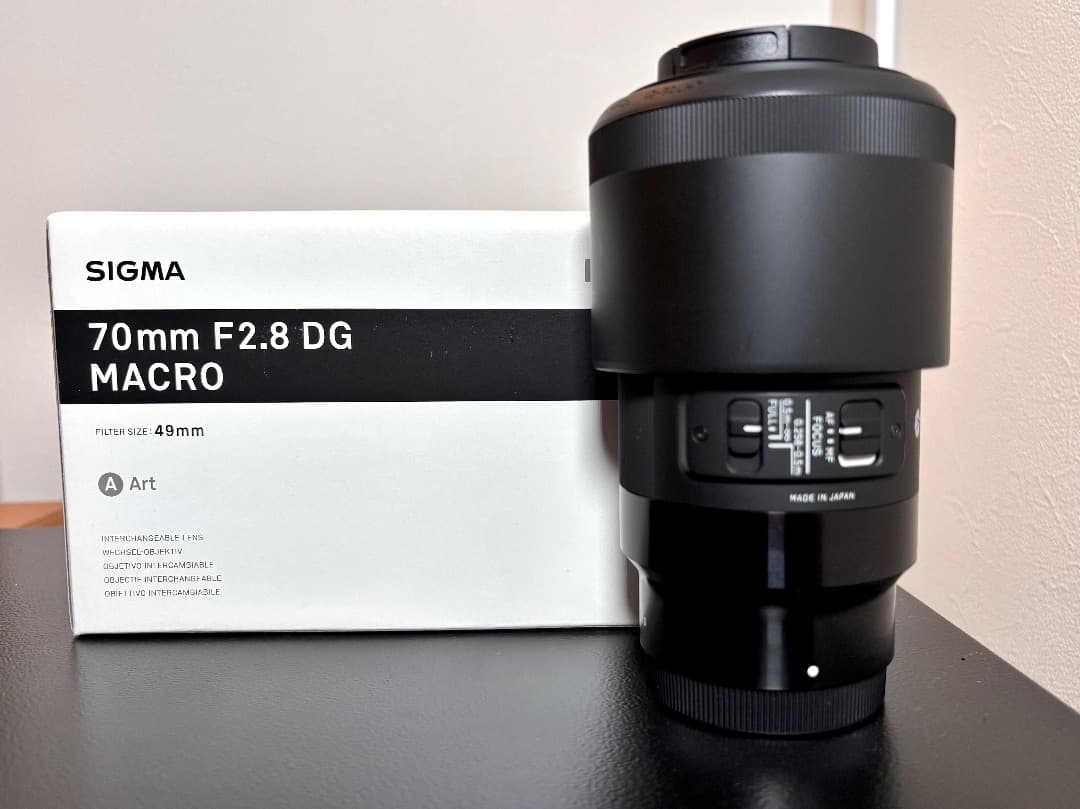 【美品】 SIGMA 70mm F2.8 DG MACRO Art Eマウント