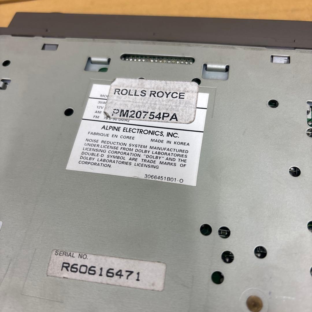 ALPINE TDA-7558J カセットデッキ