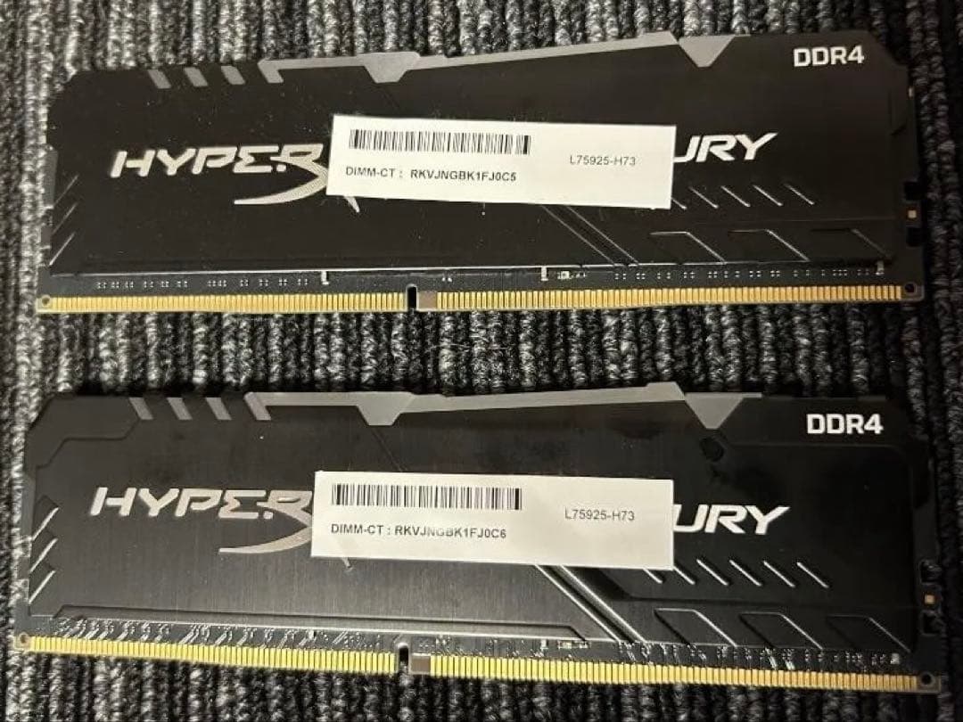 HyperX FURY DDR4メモリー 2枚セット 16GB × 2