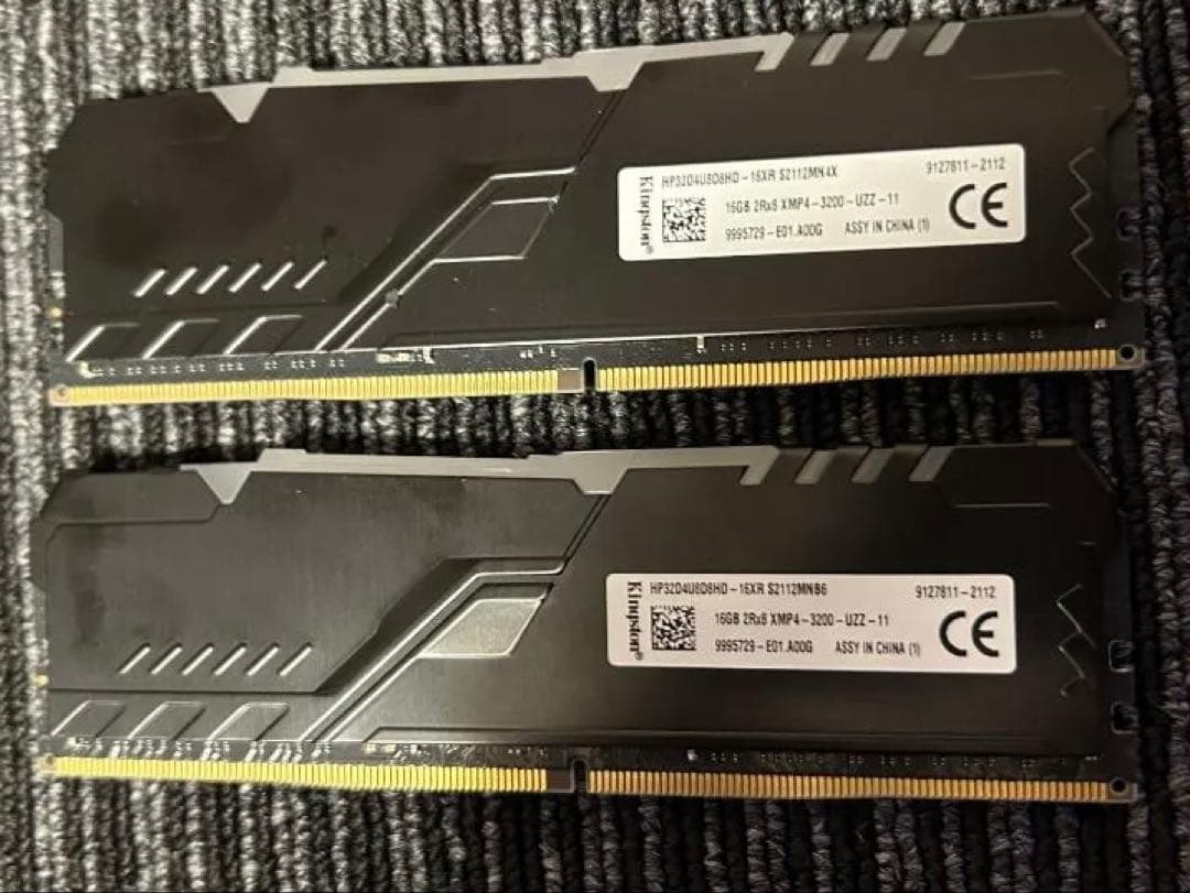 HyperX FURY DDR4メモリー 2枚セット 16GB × 2
