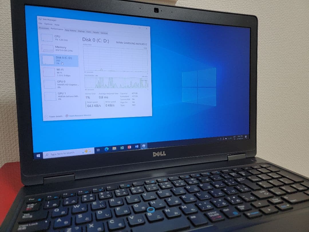 ゲミングノートパソコンDELL Latitude 5580