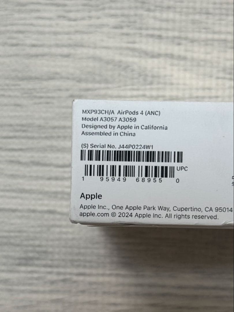 【新品・未開封】AirPods 4 アクティブノイズキャンセリング｜即日発送