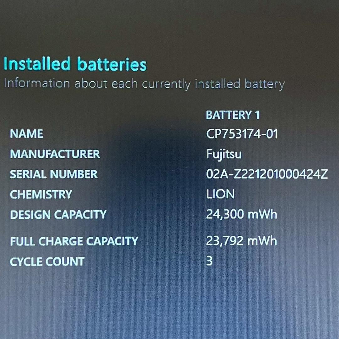 ★2022年製★ テンキー付き 第12世代i5 バッテリー良好 富士通 460
