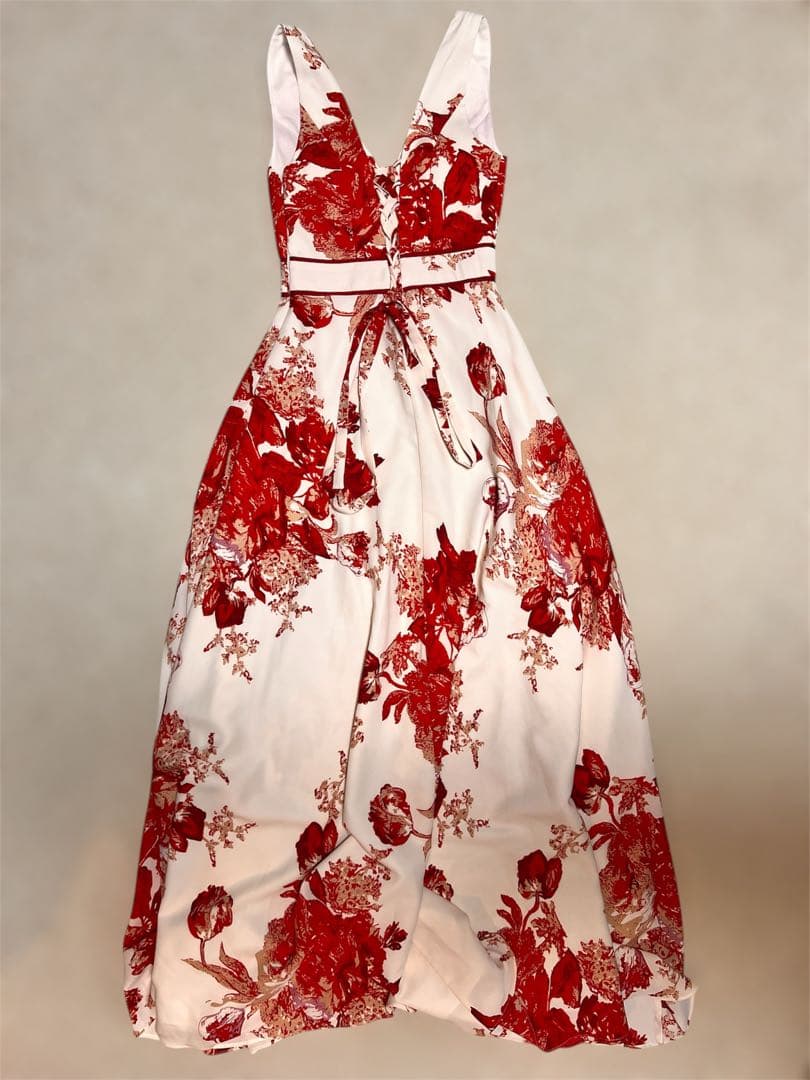 ノースリーブロングドレス