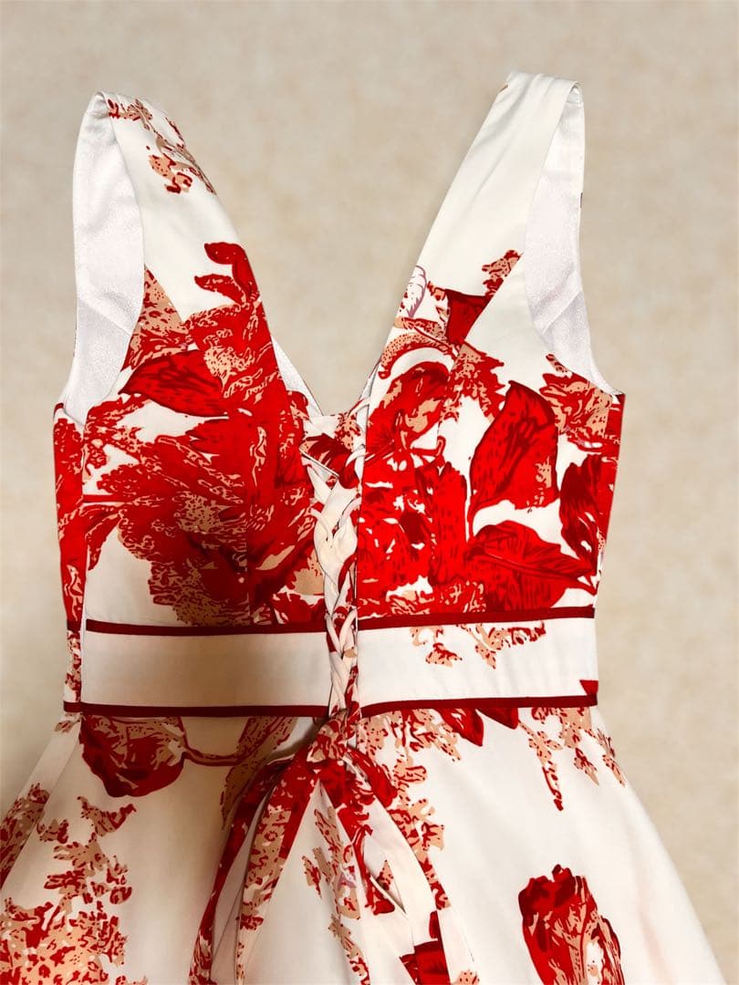 ノースリーブロングドレス