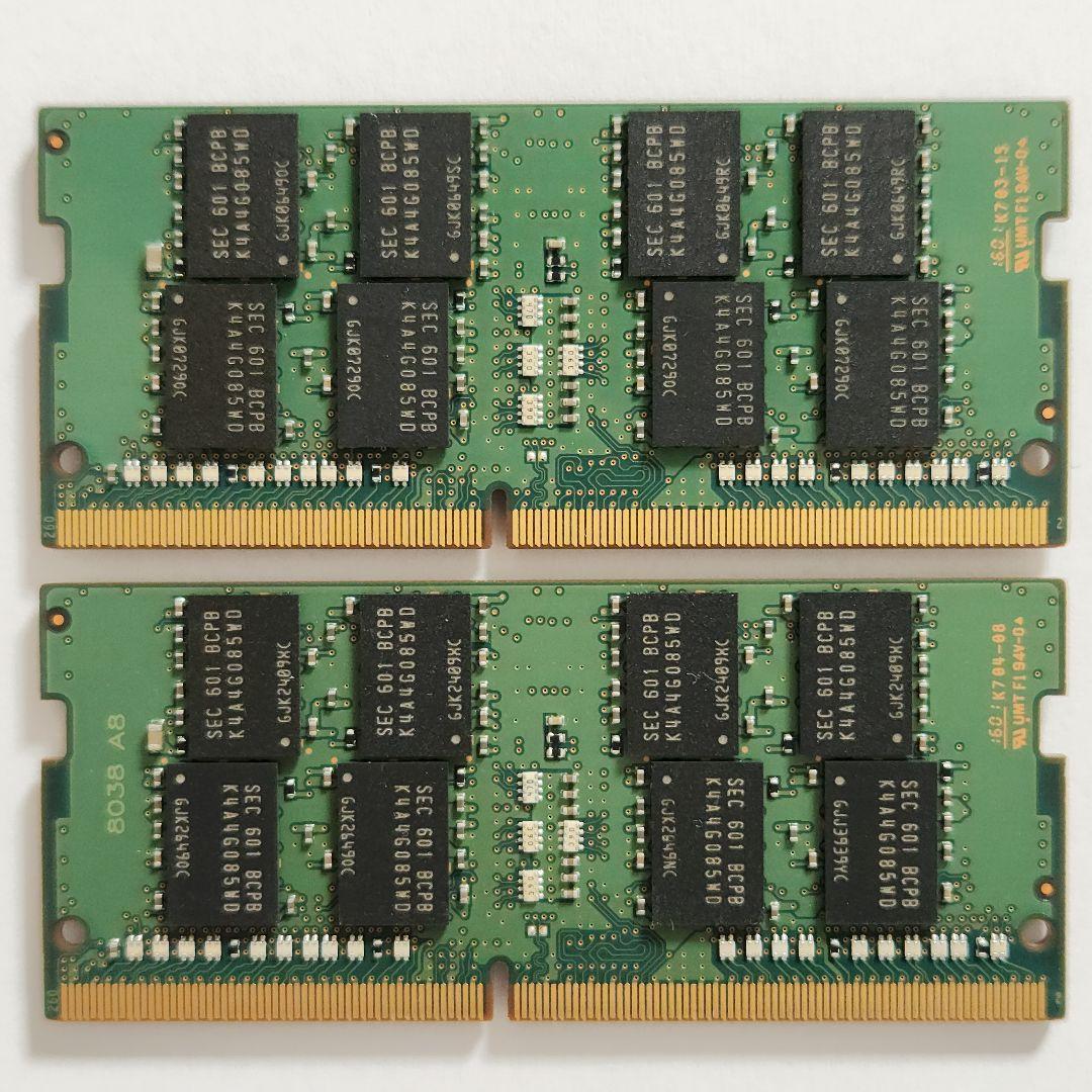 DDR4-2133 8GBx2枚 計16GB ノートPC用