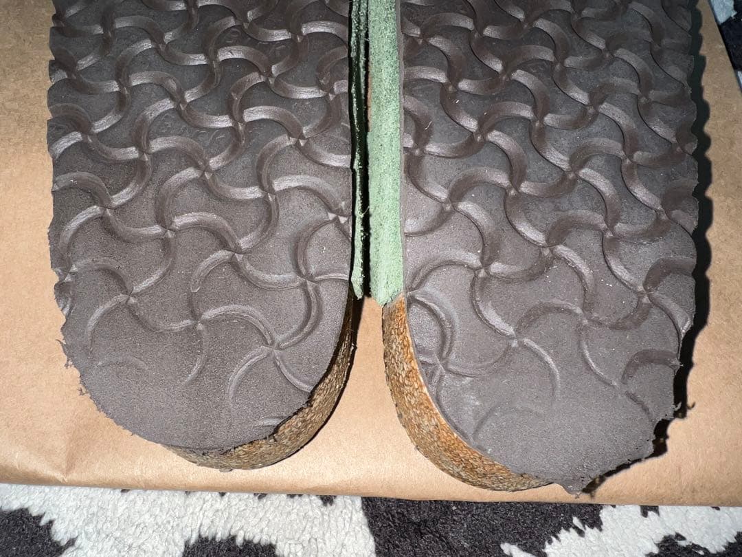 靴 BIRKENSTOCK BOSTON OLIVE GREEN 40 26cm