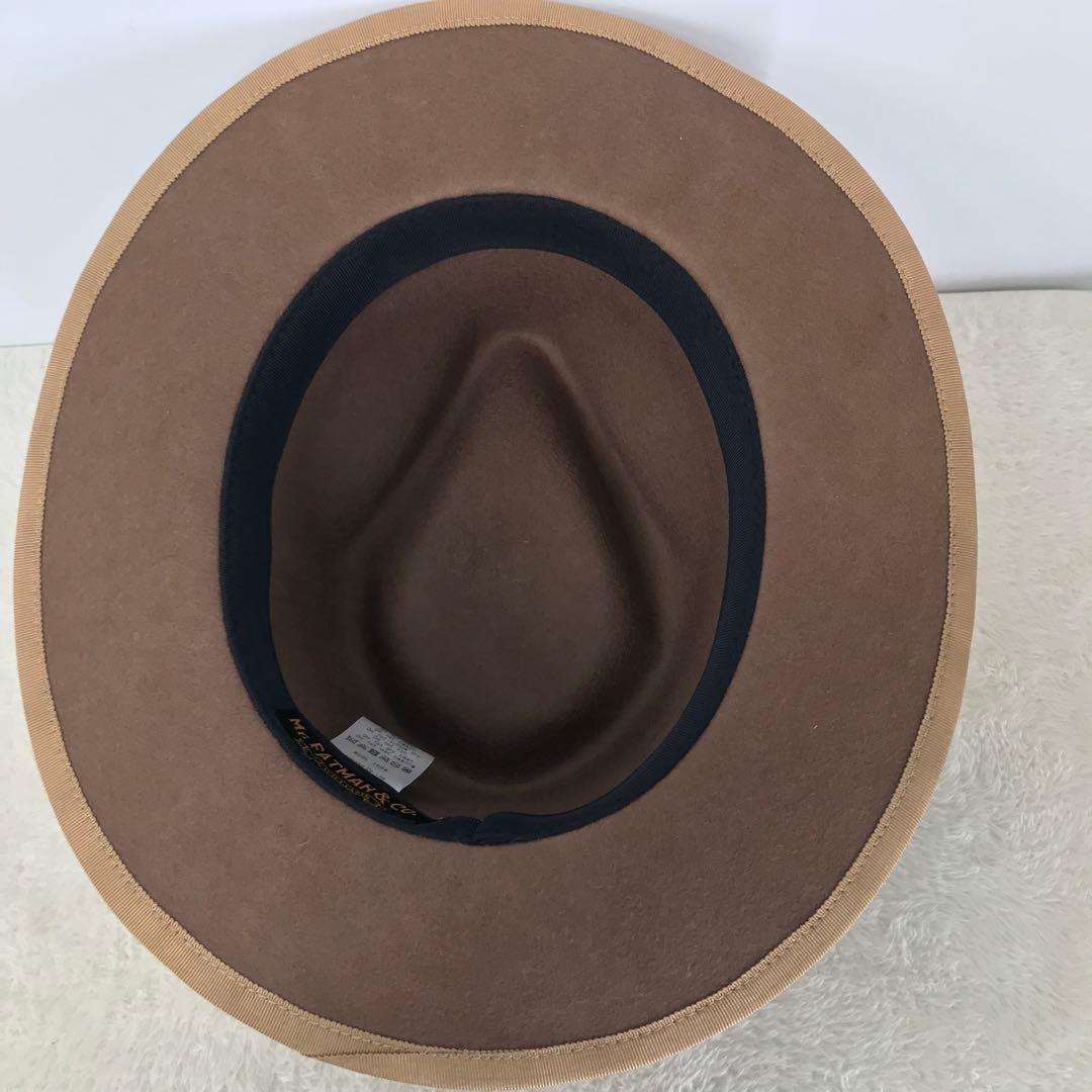 ミスターファットマン　ハット　L　ベージュ　ウール100