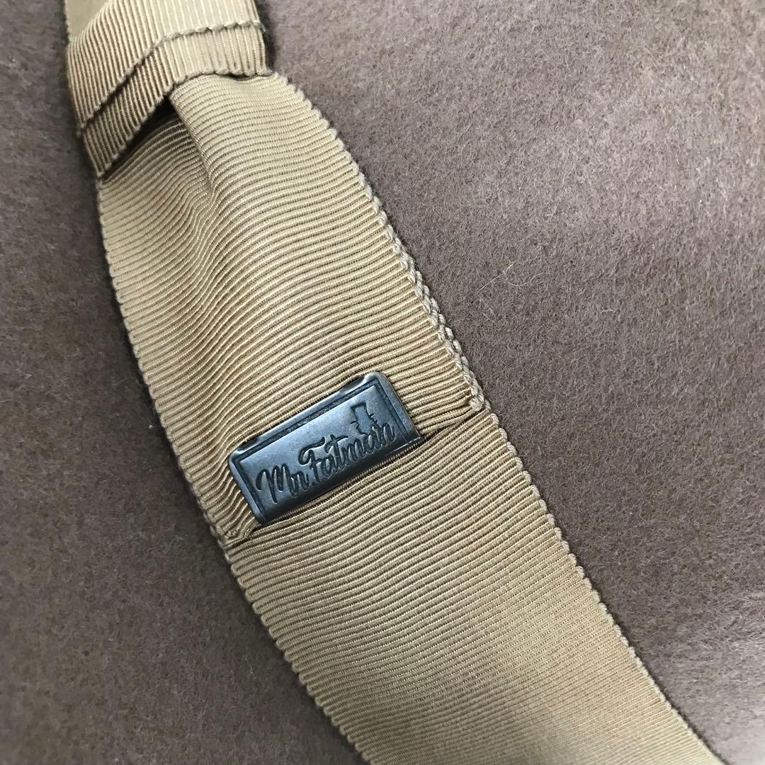 ミスターファットマン　ハット　L　ベージュ　ウール100