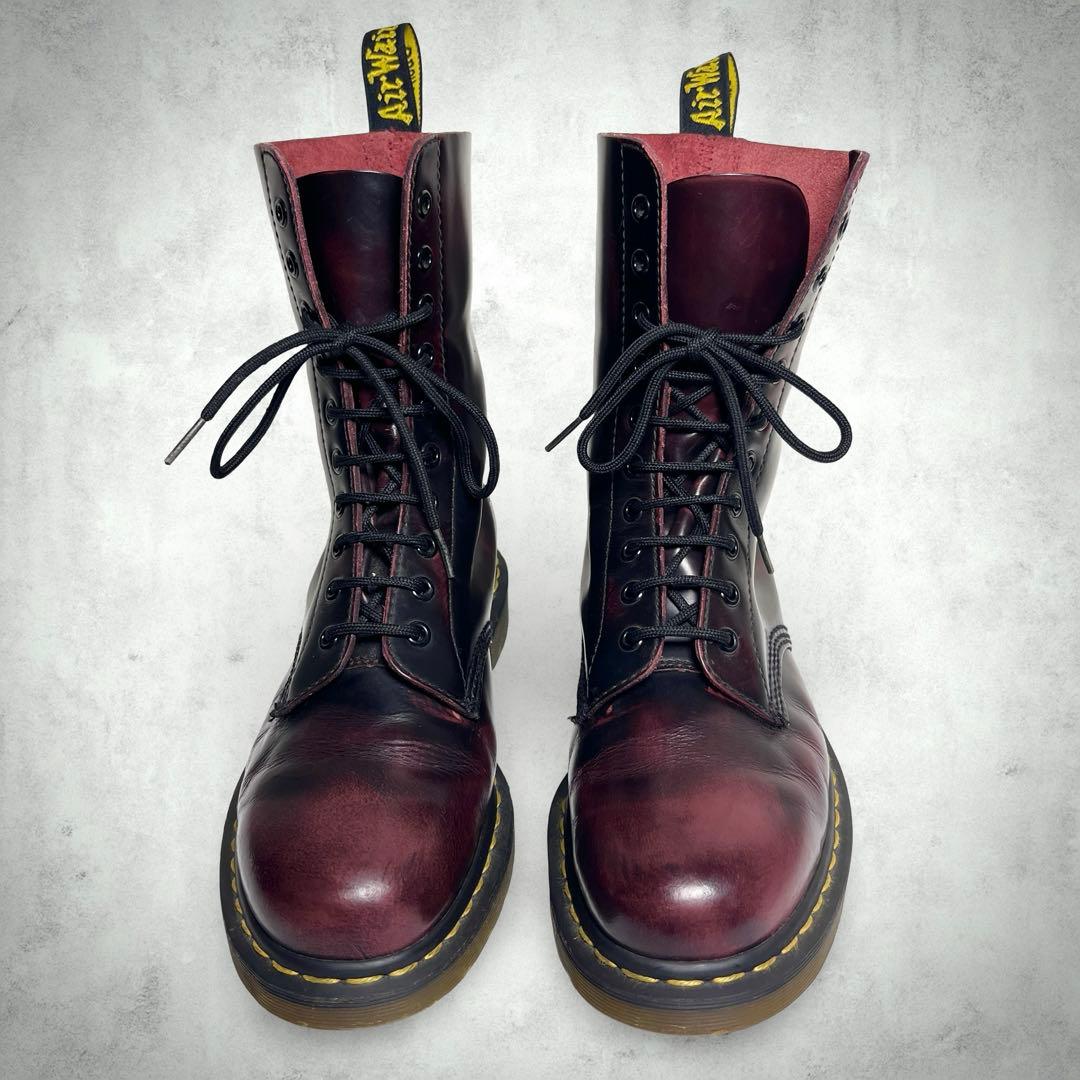 ドクターマーチン 10ホール 10092 UK9 チェリーレッド