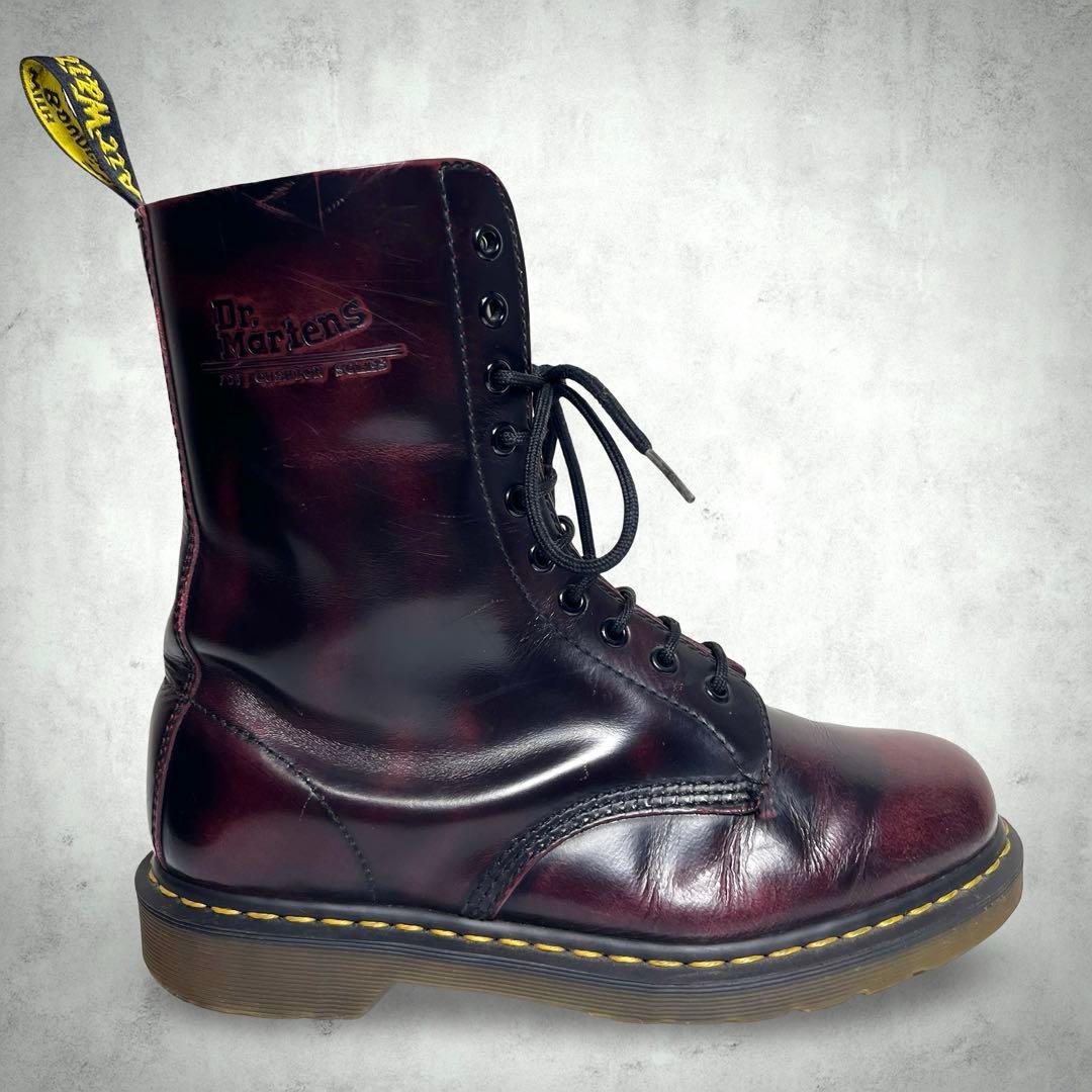 ドクターマーチン 10ホール 10092 UK9 チェリーレッド