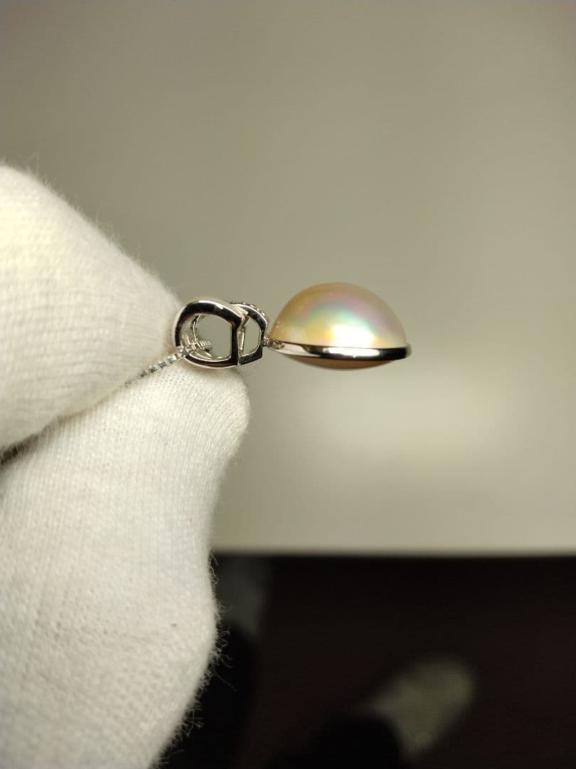 マベ真珠ペンダント