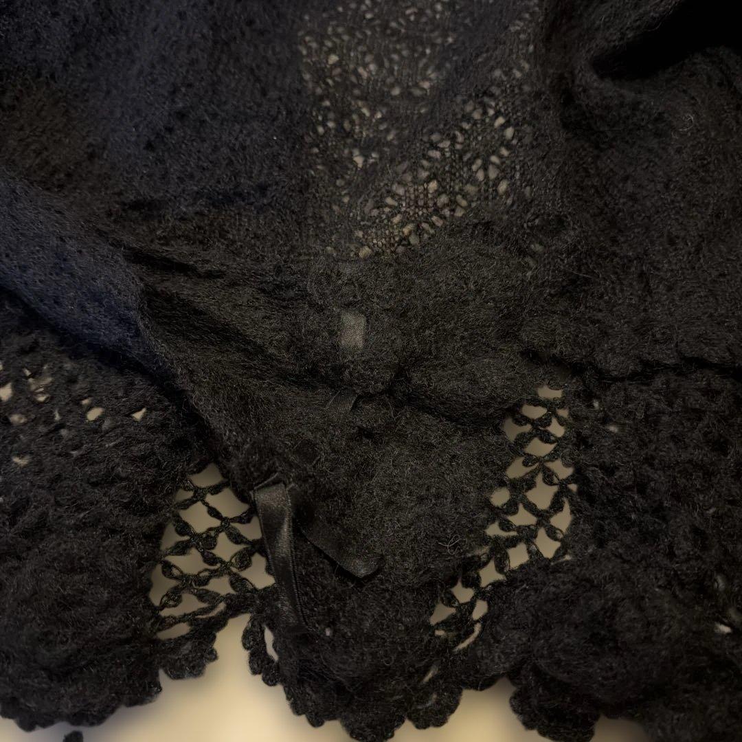 マーガレットカーディガン　黒