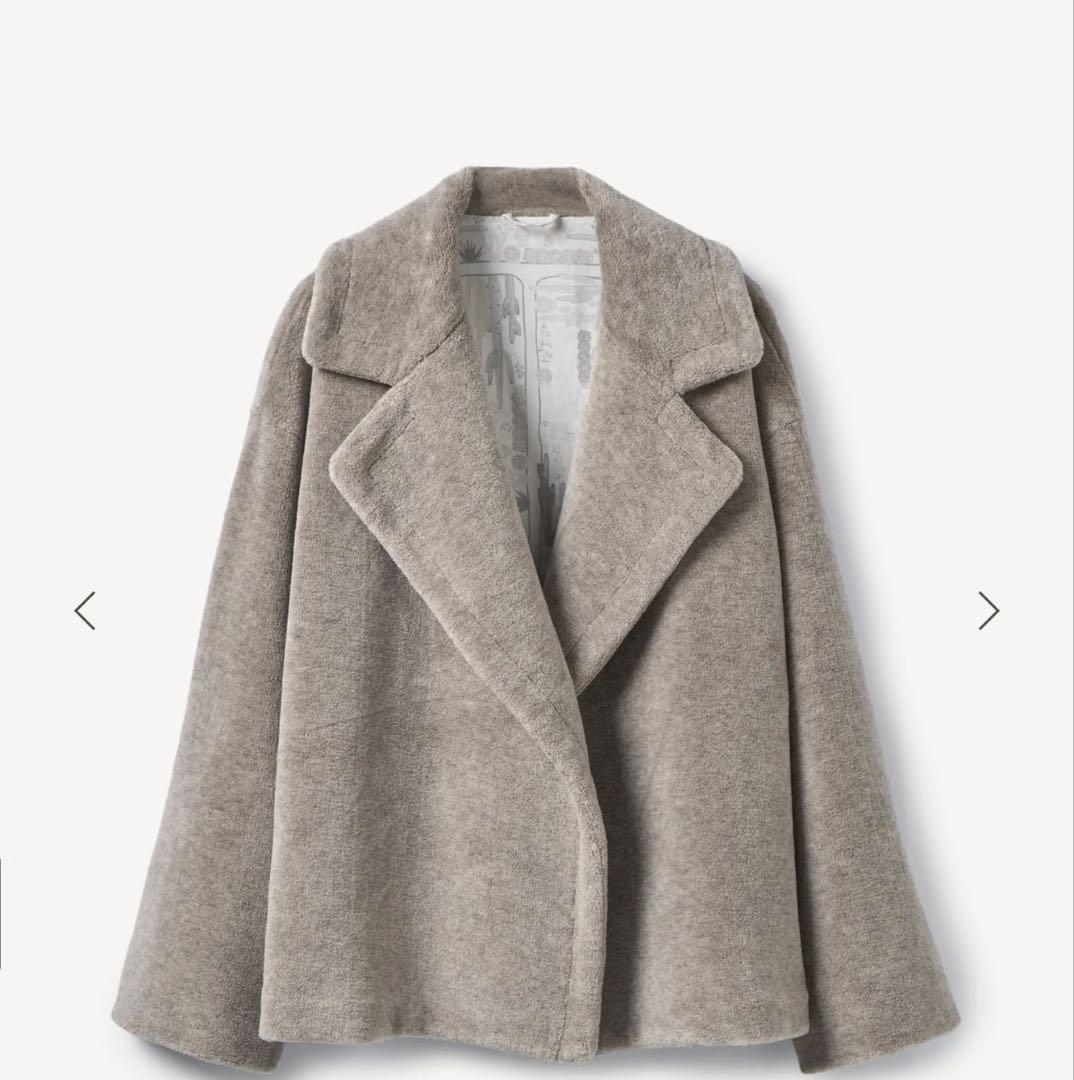 プリスティン◯ヤクフェイクファーショートコート