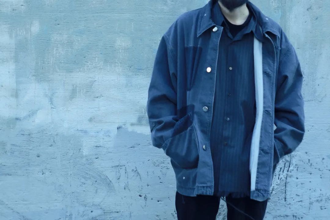 ジャケット・アウター issuethings exclusive black denim jacket