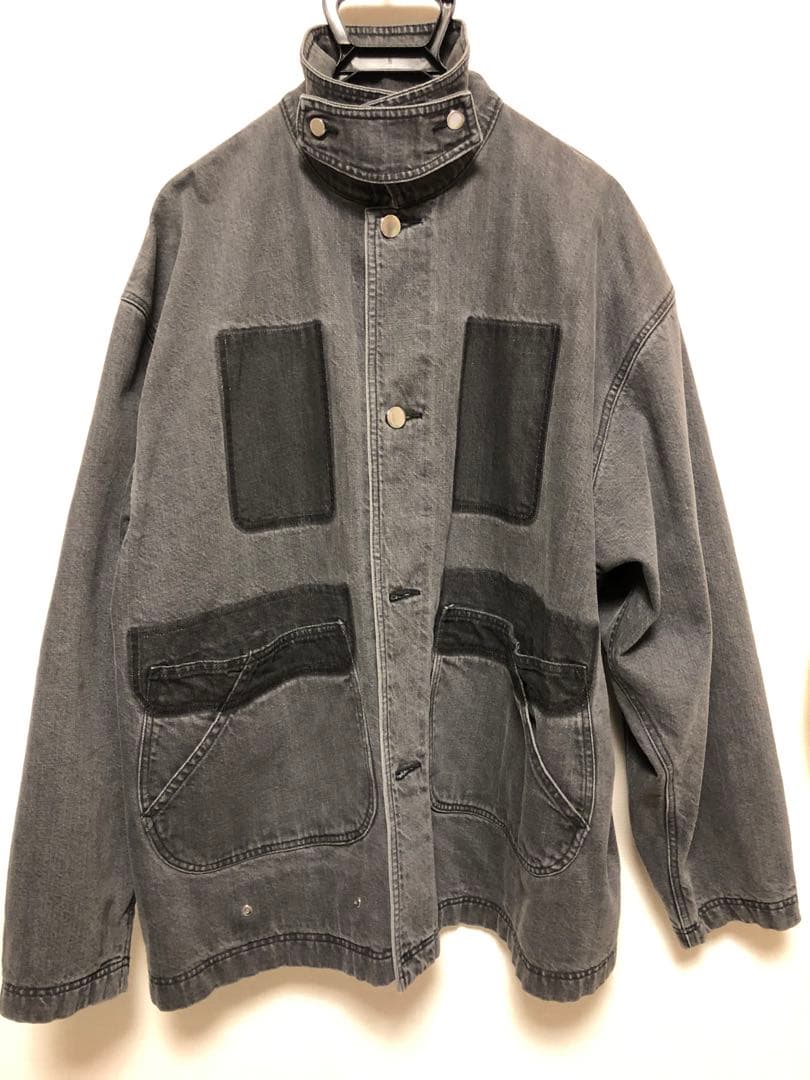 ジャケット・アウター issuethings exclusive black denim jacket