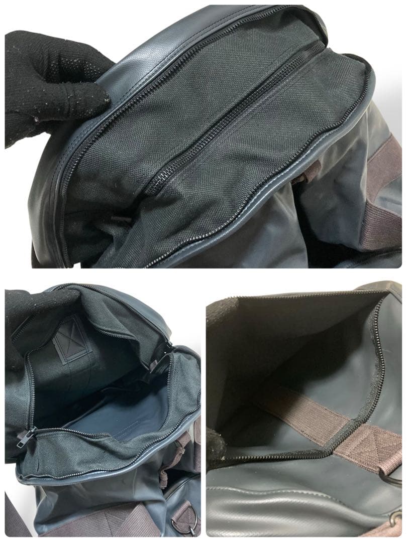 【美品】ラゲッジレーベル　2way ボストンバッグ　トラベル　黒　斜め掛け大容量