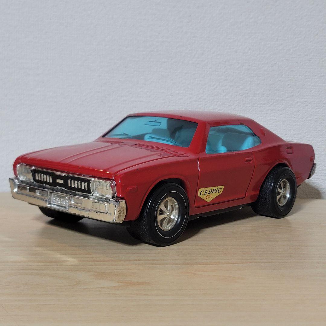 希少 TONKA ブリキ 日産セドリックGX 赤色