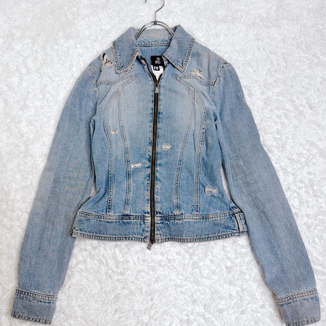 VERSACE JEANS デニムジャケット スタッズ Y2K メデューサ