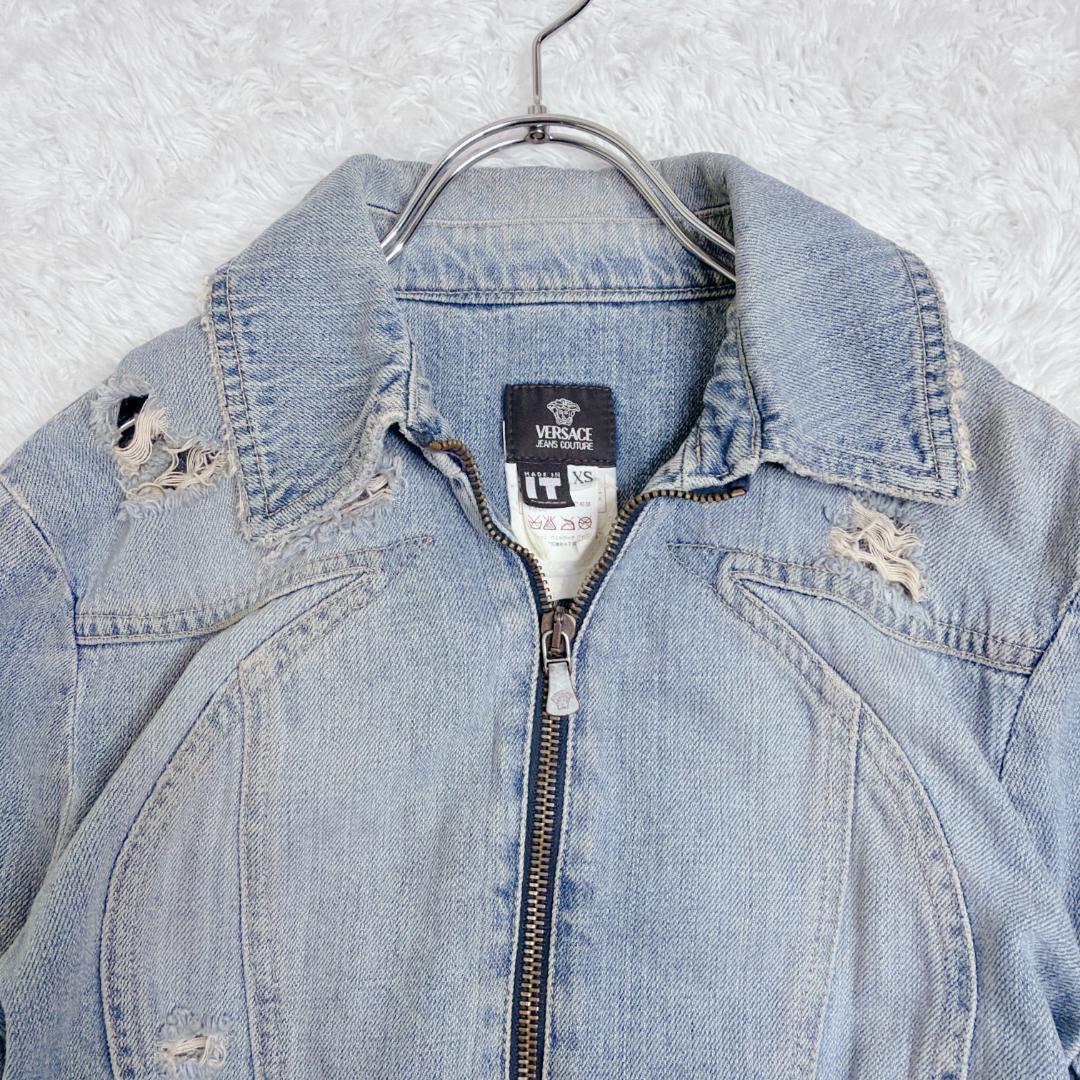 VERSACE JEANS デニムジャケット スタッズ Y2K メデューサ