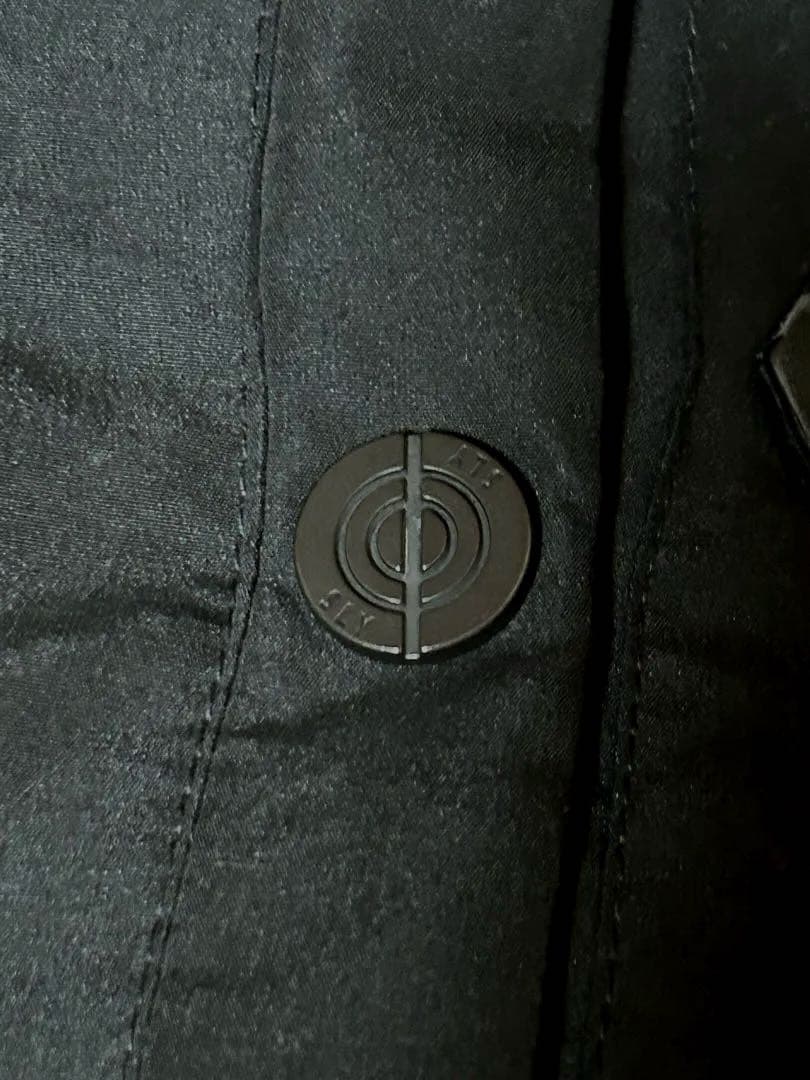 SLY N3B ダウン ラクーン 黒 ミリタリー Y2K