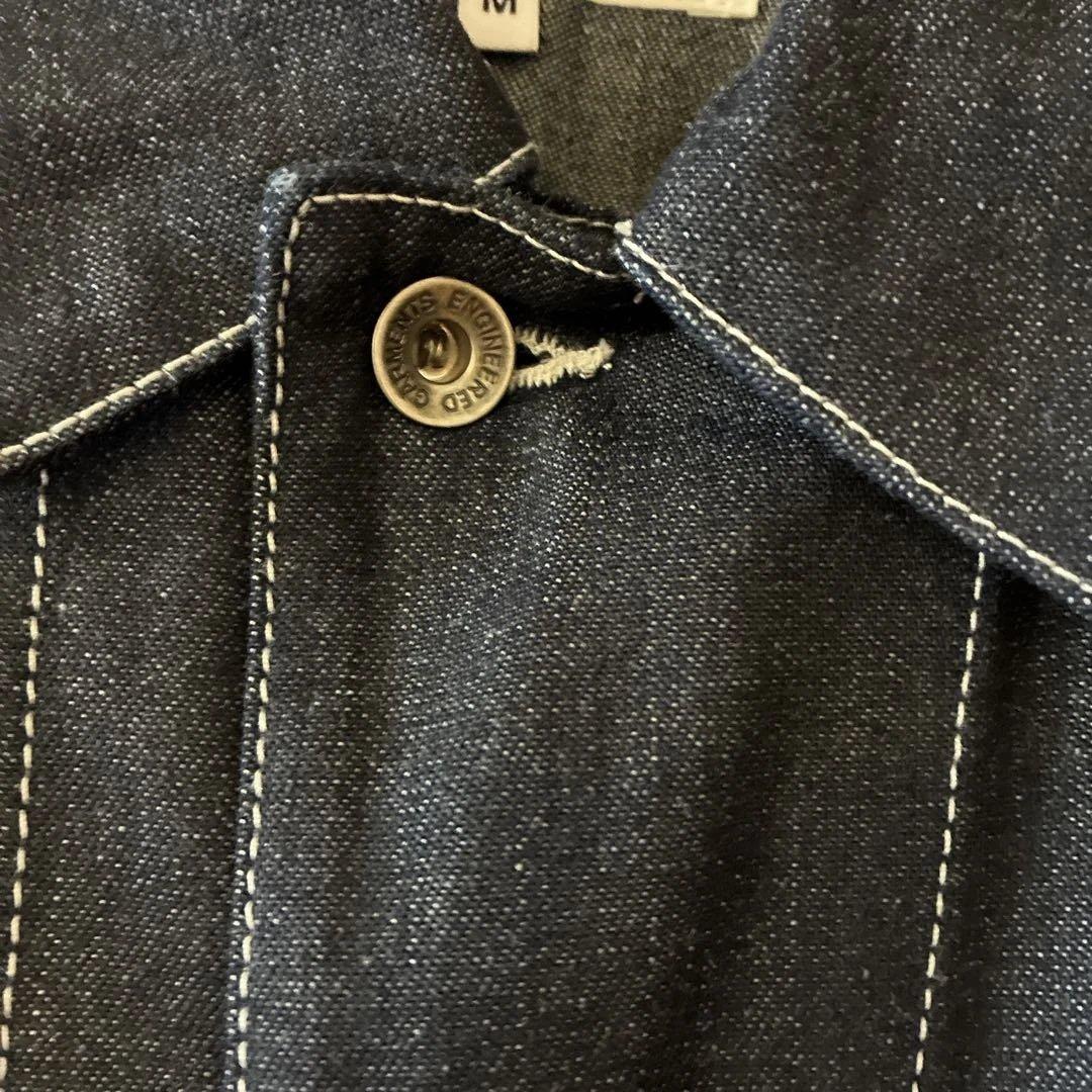 美品エンジニアードガーメンツ WORKADAY インディゴデニム カバーオールM