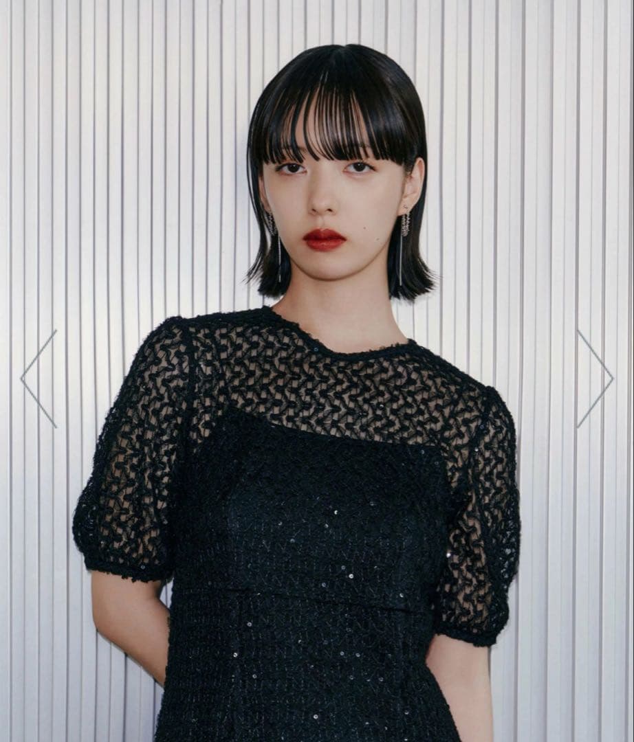 美品❣️ kaene スパンコールドレス