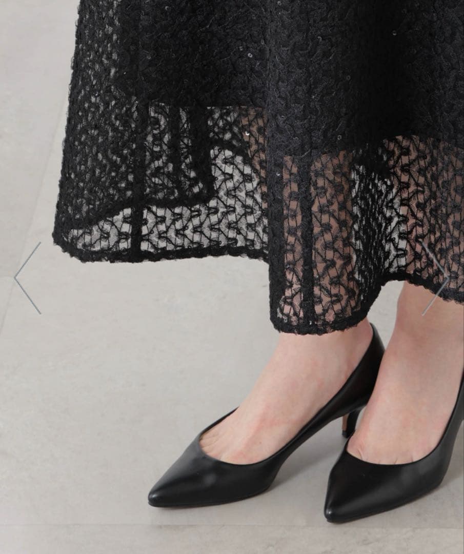 美品❣️ kaene スパンコールドレス