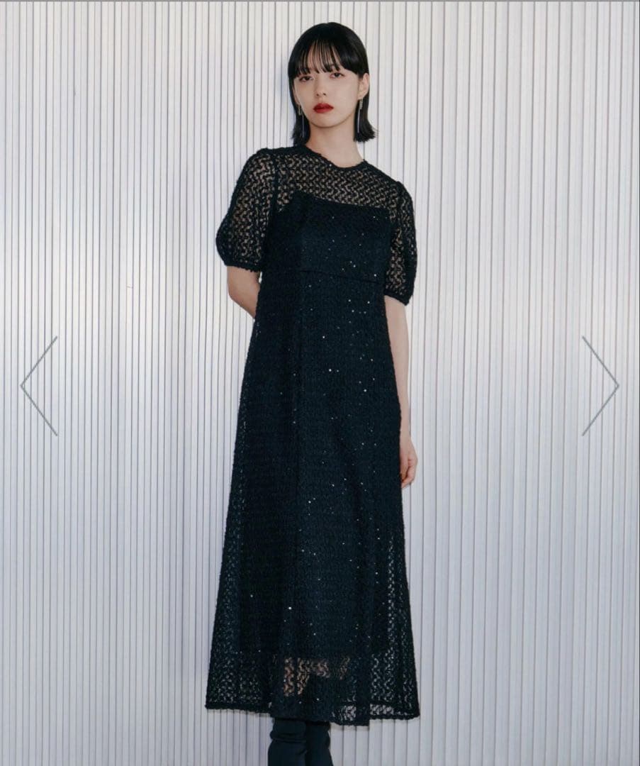 美品❣️ kaene スパンコールドレス