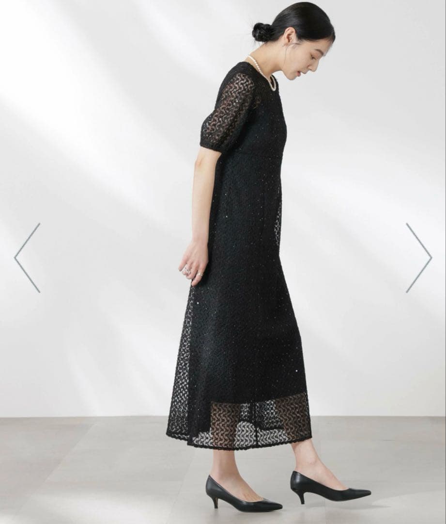 美品❣️ kaene スパンコールドレス